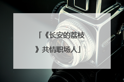 《长安的荔枝》共情职场人