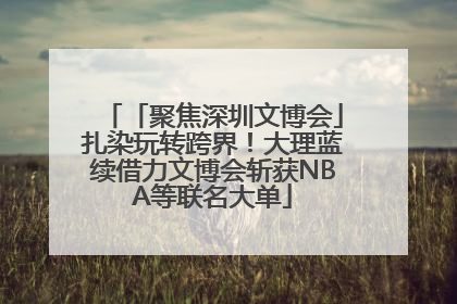 「聚焦深圳文博会」扎染玩转跨界！大理蓝续借力文博会斩获NBA等联名大单