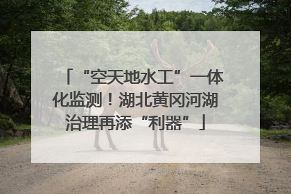 “空天地水工”一体化监测！湖北黄冈河湖治理再添“利器”