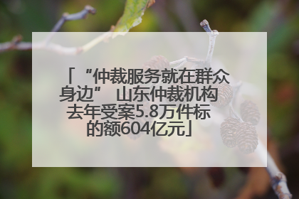 “仲裁服务就在群众身边” 山东仲裁机构去年受案5.8万件标的额604亿元
