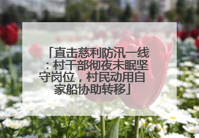 直击慈利防汛一线：村干部彻夜未眠坚守岗位，村民动用自家船协助转移