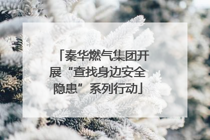 秦华燃气集团开展“查找身边安全隐患”系列行动