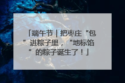 端午节｜把枣庄“包”进粽子里，“地标馅”的粽子诞生了！