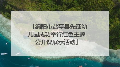 绵阳市盐亭县先锋幼儿园成功举行红色主题公开课展示活动