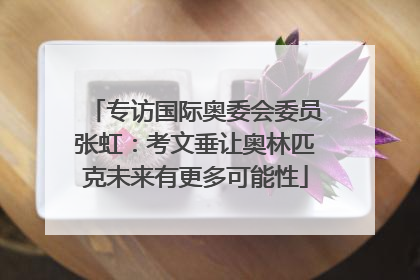 专访国际奥委会委员张虹：考文垂让奥林匹克未来有更多可能性