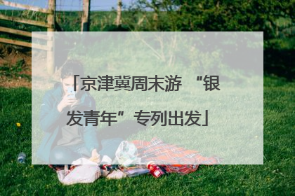 京津冀周末游 “银发青年”专列出发