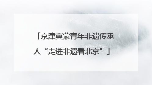 京津冀蒙青年非遗传承人“走进非遗看北京”