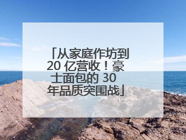 从家庭作坊到 20 亿营收！豪士面包的 30 年品质突围战