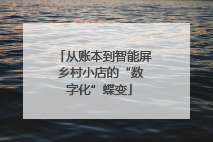从账本到智能屏 乡村小店的“数字化”蝶变