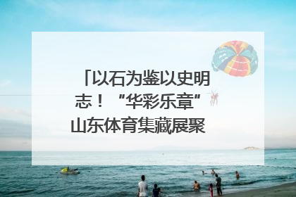 以石为鉴以史明志！“华彩乐章”山东体育集藏展聚焦“岱石丹心”