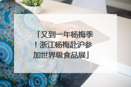 又到一年杨梅季！浙江杨梅赴沪参加世界级食品展