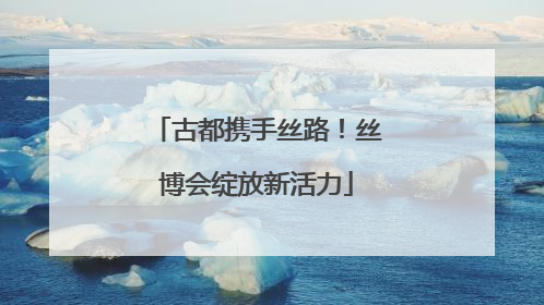 古都携手丝路！丝博会绽放新活力