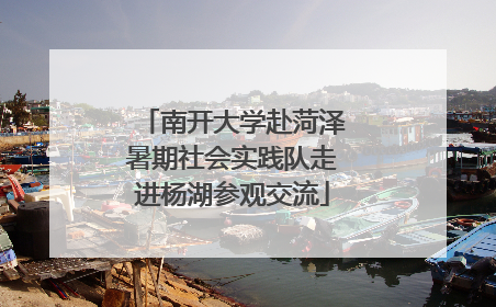 南开大学赴菏泽暑期社会实践队走进杨湖参观交流