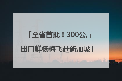 全省首批！300公斤出口鲜杨梅飞赴新加坡