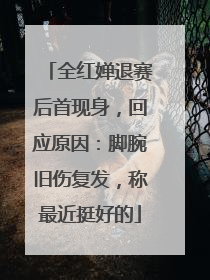 全红婵退赛后首现身，回应原因：脚腕旧伤复发，称最近挺好的