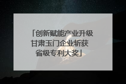 创新赋能产业升级 甘肃玉门企业斩获省级专利大奖