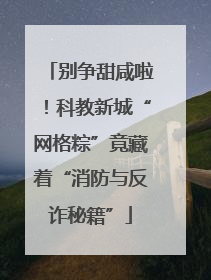 别争甜咸啦！科教新城“网格粽”竟藏着“消防与反诈秘籍”
