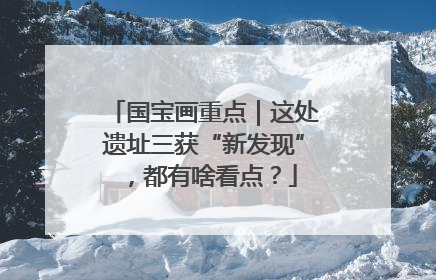 国宝画重点｜这处遗址三获“新发现”，都有啥看点？