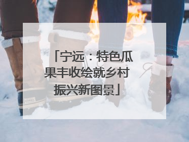 宁远：特色瓜果丰收绘就乡村振兴新图景