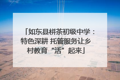 如东县栟茶初级中学：特色深耕 托管服务让乡村教育“活”起来