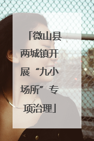 微山县两城镇开展“九小场所”专项治理