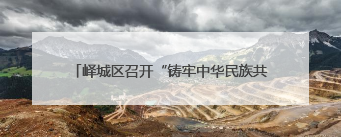 峄城区召开“铸牢中华民族共同体意识工作”新闻发布会