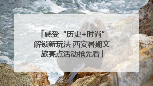 感受“历史+时尚” 解锁新玩法 西安暑期文旅亮点活动抢先看