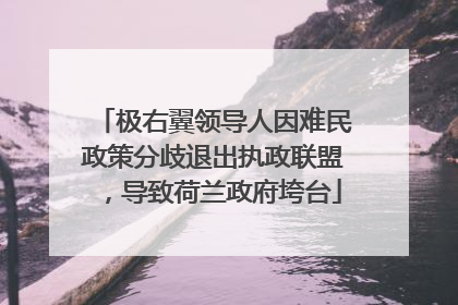 极右翼领导人因难民政策分歧退出执政联盟，导致荷兰政府垮台