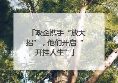 政企携手“放大招”，他们开启“开挂人生”