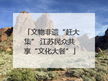 文物非遗“赶大集” 江苏民众共享“文化大餐”