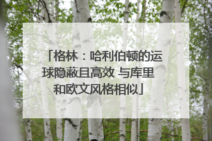 格林：哈利伯顿的运球隐蔽且高效 与库里和欧文风格相似