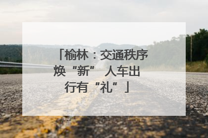 榆林：交通秩序焕“新” 人车出行有“礼”