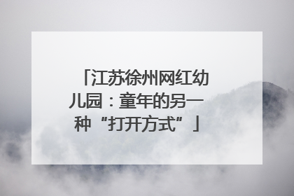 江苏徐州网红幼儿园：童年的另一种“打开方式”
