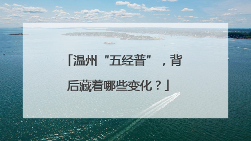 温州“五经普”，背后藏着哪些变化？