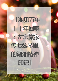 湘见万年丨千年回响：左宗棠家传七弦琴里的湖湘精神印记