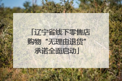 辽宁省线下零售店购物“无理由退货”承诺全面启动