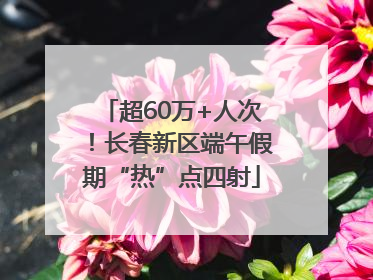 超60万+人次！长春新区端午假期“热”点四射