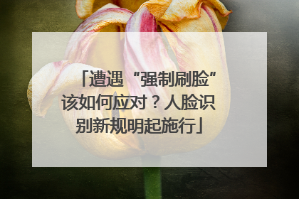 遭遇“强制刷脸”该如何应对？人脸识别新规明起施行