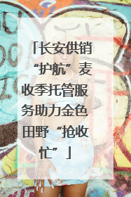 长安供销“护航”麦收季托管服务助力金色田野“抢收忙”