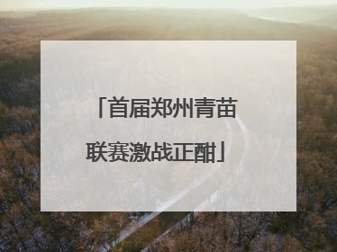 首届郑州青苗联赛激战正酣