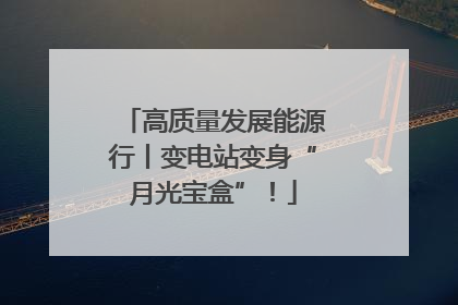 高质量发展能源行丨变电站变身“月光宝盒”！